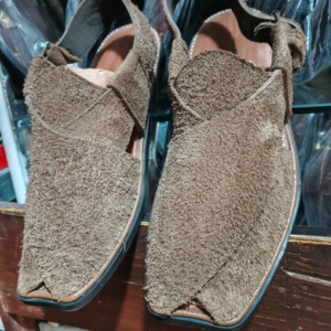 Brown Suede Peshawari